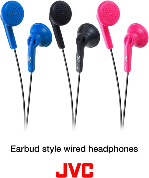 JVC HAF12P Earbud Headphones - Pink...
