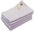 6 Pack Terry Velour Golf Towels, 11x18 Fingertip Towels, Sport Towels, Corner Grommet & Hook (White, 6)...