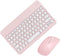 Small Bluetooth Keyboard and Mouse Combo,Ultra-Slim Ultra Slim Portable Cordless Wireless Keyboard for Android Tablet Cell Phone Smartphone iPhone...