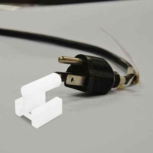 Angoily 100Pcs Plug Outlet Cover 3 Prong Proof Electrical Protect Safety Caps Plastic Socket Covers Power Plug Boots Dust Jacket Protector for Hom...