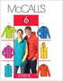 McCall's Patterns M5252 Misses/Men's Unlined Vest and Jackets, Size XM (SML-MED-LRG)...