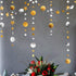 Decor365 Silver Gold Star Garland Decorations Twinkle Little Star Birthday Baby Shower Graduation Party Decor Christmas New Year Eve Banner Moon S...