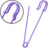 Outus Steel Safety Pins Blanket Pins 4 Inch Extra Large, 5 Colors 10 Pieces...
