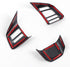 HIGH FLYING Carbon Grain Car Interior Accessories Steering Decoration Trim ABS 3pcs for Subaru WRX STI 2016 2017 2018 (NOT Fit Turbo CVT)...