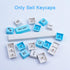 Hyekit PBT Keycaps 138 Keys Sea Salt Milk Keycaps XDA Profile Dye-Sublimation Japanese Keycaps Cute Keycaps for Cherry Gateron MX Switches Mechani...