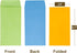 ESSENTIAL #1 120 Pieces Cash Envelopes 3.5" x 6.7" with Gummed Flap, Small Parts Envelope for Home and Office Use (Assorted -120)...