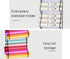 MISSLO 6 Clear Pockets Over Door Organizer for Handbags, Caps, Accessories (White)...