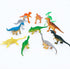 ONEST 55 Pieces Mini Dinosaur Figurines Playset Hand Painted Tiny Dinosaurs Party Favors Cake Toppers Dinosaur Figures Toys Small Luminous Dinosau...