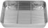 Roasting Pan, Small Stainless Steel Turkey Roaster Baking Pan Rectangular Roaster Broiling Pan with Rack for Chicken Meat Vegetable(23.5×17.5×5CM)...