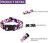 Adjustable Dog Collar - Special Design Patterns, Soft Nylon Comfortable Durable Pet Collar for Small Medium Large Dogs (S, Floral Pink)...
