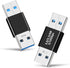 USB 3.0/3.1 Male to USB 3.0/3.1 Male Adapter (2 Pack), OTG 3.0/3.1 USB A to 3.0/3.1 USB A Adapter, USB Connector Connection or Data Cable Extensio...