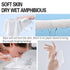 Cotton Facial Dry Wipes 100 Count, Deeply Cleansing Disposable Face Towel Cotton Tissue, Multi-Purpose for Skin Care, Facial Tissue for Cleansing,...