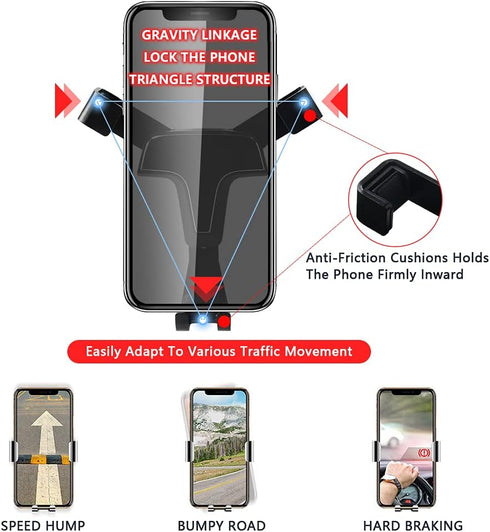 1797 Phone Holder Mount Compatible with Mazda CX5 CX-5 CX-8 Accessories Car Cellphone Cradle Air Vent Gravity Navigation Upgraded...