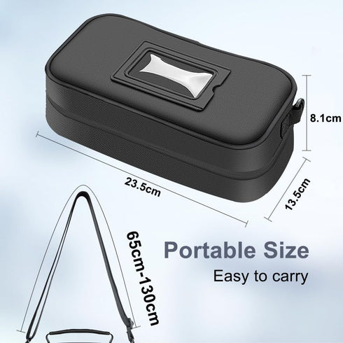 JOYJOM Insulin Cooler Travel Case: Diabetic Medication Insulated Vial Cool Organizer with 4 * 160g Reusable Ice Packs for for Insulin Pen and Diab...