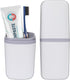 Travel Toothbrush Cup Case Portable PP Seal Tooth Brush Holders Cover Multi-Function Toothpaste Storage Container Cup for Home School Camping Busi...