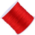 100M x 0.8mm Nylon Chinese Knot Cord Rattail Macrame Shamballa Thread String Beading Thread Chinese Knot Braided (Red)...