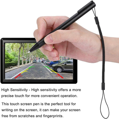 Portable Anti-Scratch Stylus, Resistance Wire Touch Screen Stylus Pen with Spring Rope Suitable for Resistive Mobile Phones/Resistive Tablet Compu...