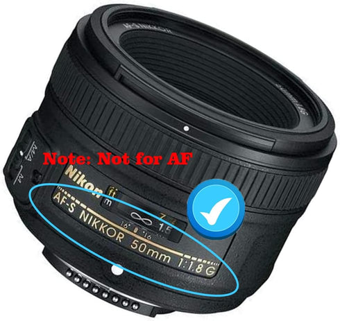 58mm Lens Cap Cover Compatible for Nikon AF-S(Nor AF) Nikkor 50mm f/1.8G,AF-S(Nor AF) Nikkor 50mm f/1.4G,AF-P(Not AF) DX Nikkor 70-300mm f/4.5-6.3...