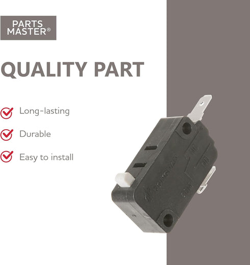 Parts Master Replacement for GE/Hotpoint/Haier Microwave Monitor Switch - WB24X10205, PS8754455, AP5790849 - Fix Countertop Microwaves...