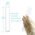 10pcs 60ml Glass Test Tubes, 25x150mm 3.3 Borosilicate Glass Test Tubes for Scientific Experiments, Party and Home Decorations, Candy Storage and ...
