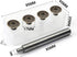20 Pieces Jeans Button Tack Buttons Snap Fastener Press Studs Metal Replacement Kit with Storage Box, Diameter 17MM(0.67 Inch) (Style 3)...