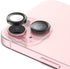 Sinjimoru iPhone 15 Metal Frame for Multi Layered Tempered Glass Lens, Camera Lens for iPhone 15 Phone Camera Lens Glass. Sinji CamGlass Metallic ...