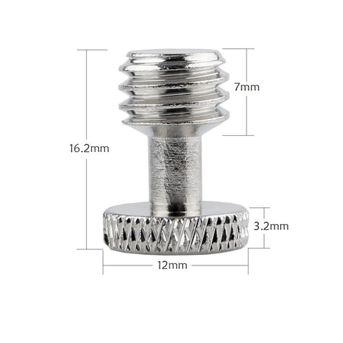 NICEYRIG 3/8 Inch Camera Quick Release Screw Tripod Screw Adapter Connecter DSLR Camera Rig Accessories- 5 Pack...
