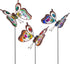 3 Pack Butterfly Decorative Garden Stakes,Outdoor Decorations Metal Yard Art Garden Stakes for Patio Yard Porch Decor...