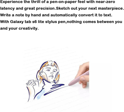 2 Pack Galaxy Tab S6 Lite S Pen Replacement for Samsung Galaxy Tab S6 Lite Pen,Galaxy Tab S6 Lite Stylus Pen Replacement for Samsung Galaxy Tab S6...