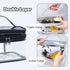 Clear Makeup Case, Transparent Double Layer Toiletry Bag, Waterproof PVC Travel Cosmetic Case for Skincare Products (Black)......