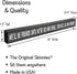 My Word! We'll Be Friends Until We're Old Skinny Wooden Sign, Blue With Cream Lettering, 1.5 x 16"...