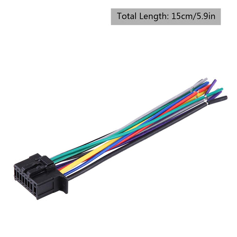 Stereo Radio Wire Harness Cable, 16 Pin Car Stereo Power Speaker Wire Harness CD Plug for Pioneer 2350 in-Vehicle Technology Supplies 16 Pin Radio...