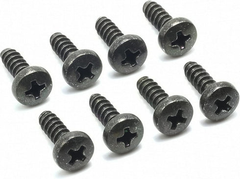 ReplacementScrews 1 Set of Metric Screws (Model RS-198132) Pan Head - Philips Drive - Black Plated (Pack of 8)...