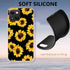 Case for iPhone 13 Mini, Sunflower Floral Pattern, Shockproof Soft Silicone Slim Cute Yellow Flower Case Compatible with iPhone 13 Mini 5.4 Inch...