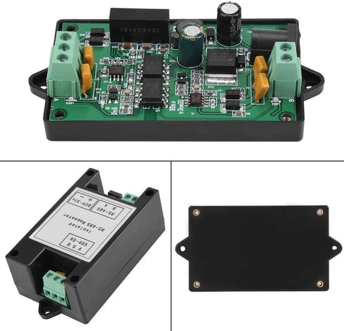 RS-485 Repeater, Repeater Industrial Grade Amplifier Isolated Converter Used for Attendance Machine, IC Card Charging System, Automation Control...