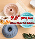 Silicone Buntz Cake Pan,9.5 Inch Nonstick Fluted Pans for baking,Silicone Round Baking Molds for Cakes (Blue)...