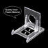 10 Pcs Mini Acrylic Plate Stands, Mini Clear Plastic Display Holders Adjustable Picture Plate Easels Stands for Display (S)...