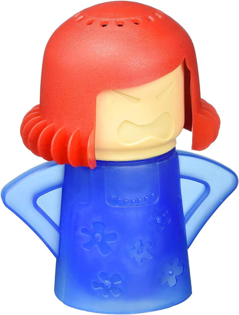 Angry Mama Microwave Cleaner Angry Mom Microwave Oven Steam Cleaner and Disinfects With Vinegar and Water for Kitchens, Steamer Cleaning Equipment...