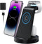 3 in 1 Charging Station for Apple Device, Wireless Charger for iPhone 15 14 13 12 11 Pro Max & Apple Watch iwacth - Charging Stand Dock for AirPod...
