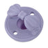 Nuby 3-D Sili Soother Pacifiers with Soft Handle and Two Safety Air Holes, 2 Pack, 0+ Months, Purple Bow and Pink Flowers...