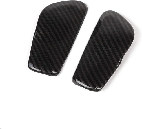 Carbon Fiber Gear Shift Knob Cover Stick Shifter Cap Cover for Jeep Grand Cherokee 2017-2021 (Carbon Fiber)...