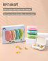 4 PC Pill Case 3 Removable Compartments Pill Box BPA-free,day pill organizer/3 times a day/AM-PM Travel Pill Organizer for Pocket or Purse storage...