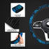 Watercolor Blue Sea Turtle Car Steering Wheel Cover Universal Fit 15 inch, Sweat Absorption Anti-Slip Breathable Neoprene Steering Wheel Protector...