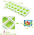 Ice Cube Trays, Silicone Easy-Release and Flexible 14-Ice Trays with Spill-Resistant Removable Lid, BPA Free, Durable and Dishwasher Safe, 2 Pack...