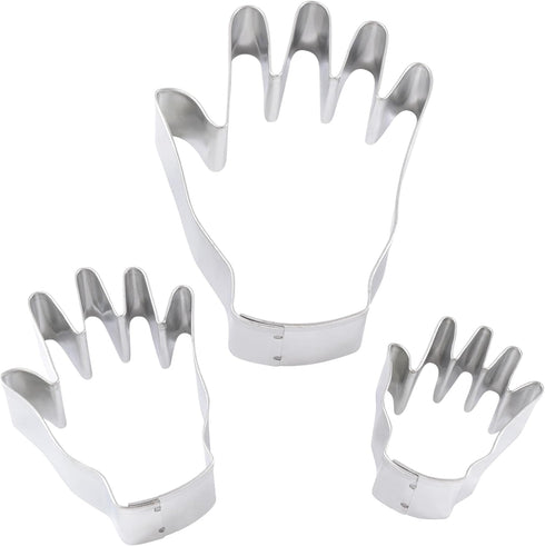 R&M Hand Shaped Cookie Cutter 3-Piece Set...