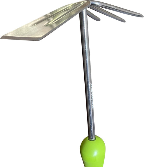 Garden Guru Hand Cultivator Rake Hoe Tiller Tool - Stainless Steel for Ultimate Strength - Rust Resistant - Ergonomic Handle - Great for Gardening...