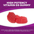 Vitamin D3 Gummies Extra Strength 5000 IU (125 mcg) - Raspberry Flavor Gummy Vitamins - Vitamin D Dietary Supplement for Bone, Teeth, Muscle & Imm...