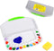 Falling in Art Airtight Watercolor Palette, Plastic Paint Palette with 16 Wells and 2 Mixing Areas, Folding Paint Tray with Lid, Suitable for Acry...