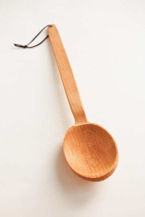 Heavy Duty Large Wooden Spoon 18-inch, Long Handle Cooking Tool With a Scoop. Nonstick Big Spoon for Stirring Mixing Cajun Crawfish Boil Wall Déco...