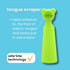 oogiebear Baby Finger Brush & Tongue Scraper - Gentle Oral Care, Soft Silicone, BPA-Free, for Infants & Toddlers...